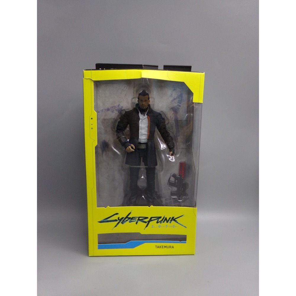 McFarlane Toys Cyberpunk 2077 Takemura 7 Inch Action‎ Figure New
